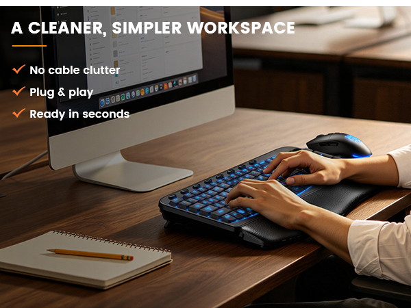 wireless plug and play keyboard and mouse wireless