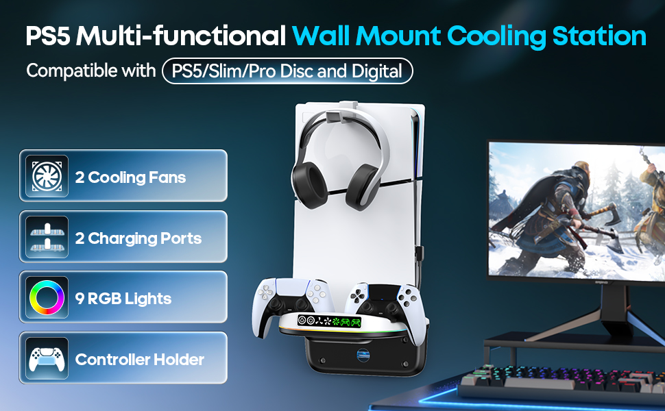 wall mount for p s5