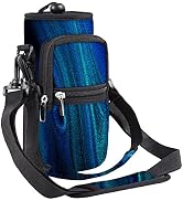 AORTDES 25/32/40/64oz Water Bottle Bag Holder Carrier-Insulated Crossbody Sling Case Sleeve with ...
