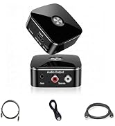 HDMI ARC Audio Extractor Converter,with Bluetooth 5.3 Audio Receiver Digital to Analog Audio Conv...