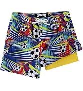 CoozySphere Boys Swim Trunks with Compression Liner Quick Dry Swim Shorts Casual Kids Bathing Sui...