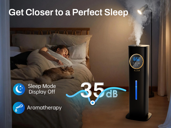 Humidifiers Large Room, Humidifiers for bedroom with night light