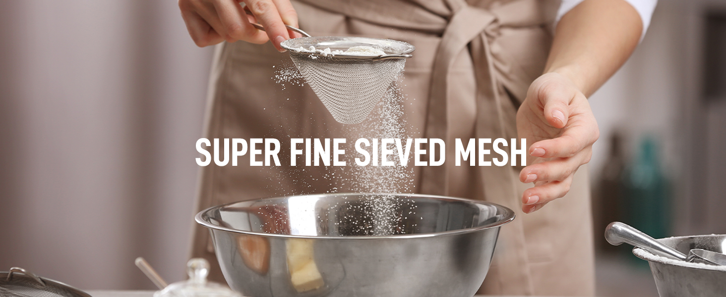 Super Fine Sieved Mesh