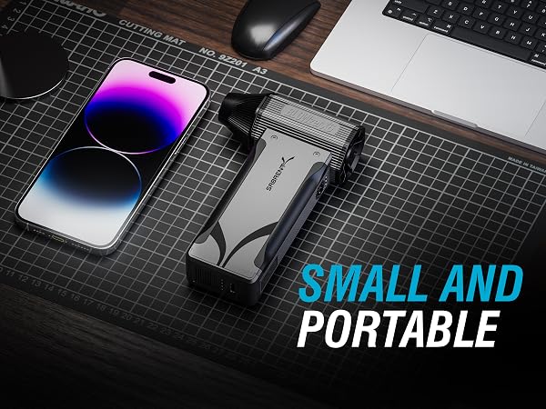 SMALL AND PORTABLE