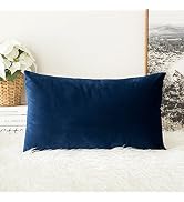 MIULEE Velvet Soft Soild Decorative Square Throw Pillow Cover Cushion Case for Sofa Bedroom Car 1...