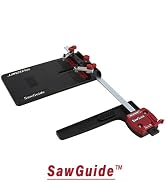 Milescraft 1403 Universal Saw Guide for Circular and Jig Saws Rip Guide Extends 14in Cuts Circles...