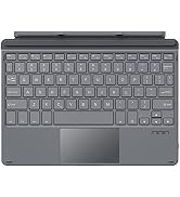 MoKo Microsoft Surface Go Type Cover, Lightweight Ultra-Slim Wireless Bluetooth Keyboard with Mic...