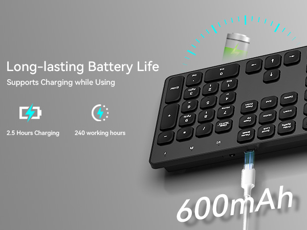 rechargeable wireless keyboard
