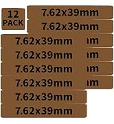 12 Pack Miaozhun 7.62x39mm Magazine Marking Bands 7.62 Magazine Caliber Identification
