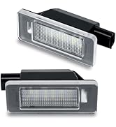 LED License Plate Light Lamp Assembly Compatible with 2019-2025 Nissan Altima, Sentra, Rogue, Ver...