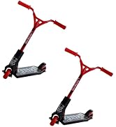 SelHeng 2Pcs Red Mini Finger Scooter, Cute Mini Skateboards Plastic Finger Skateboards Finger Spo...