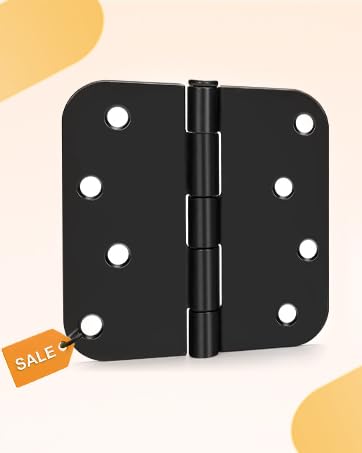 black door hinges