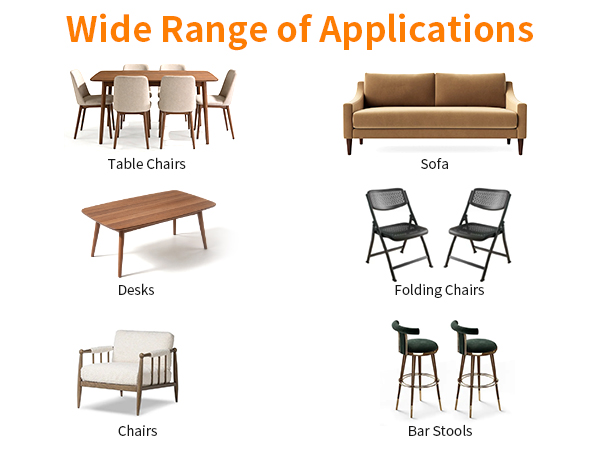 Chair Leg Floor Protectors for Hardwood Floors Furniture Feet Silicone Covers Rubber Caps Felt Pads
