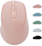 Dolrso Bluetooth Mouse,Rechargeable Wireless Mouse for Laptop/iPad/MacBook Pro/Air, Silent Mouse ...