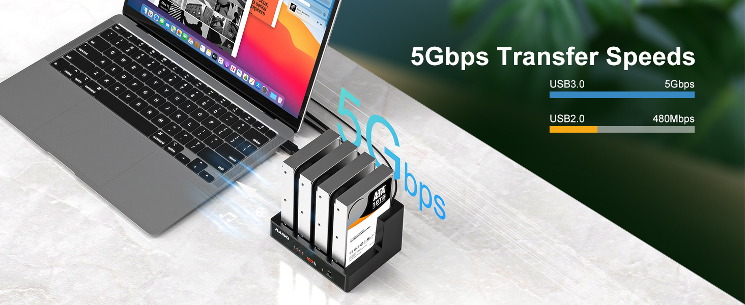 4 bay 2.5 3.5 sata hard drive docking station cloner duplicator