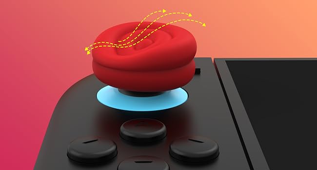 PlayVital for Switch 2 Thumbs Cushion Caps Thumb Grips