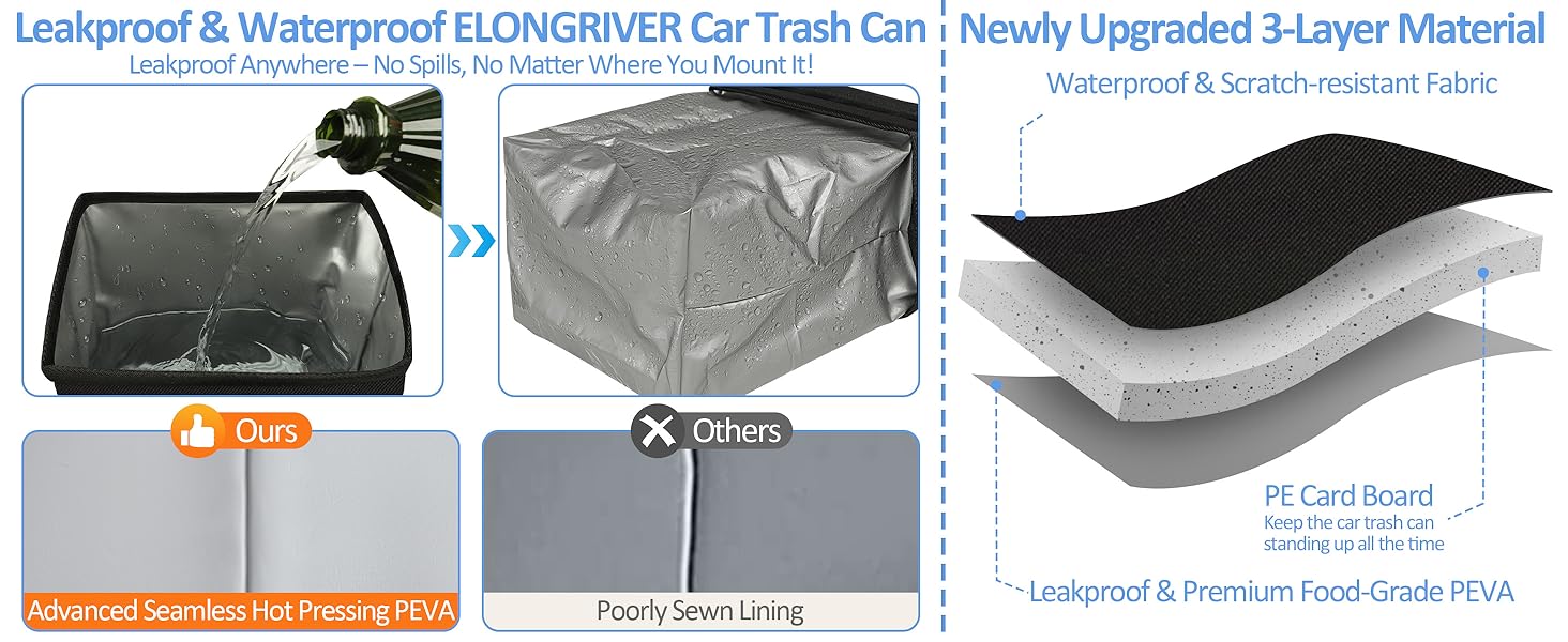 car trash bin