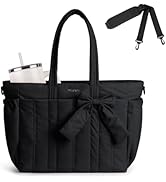 MOSISO Bow Tote Bag for Women 15.6 inch, 15-16 inch Large Capacity Laptop Bags Handbag Tote Bag f...