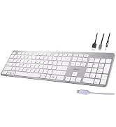 Adesso EasyTouch 730 - USB C Multi-OS Scissor Switch Keyboard with Copilot AI Hotkey, Type C Keyb...