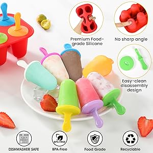 Reusable Popsicle Molds