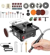 Mini Table Saw, Mini Table Saws for Crafts, Multi Functional Table Saw, Portable Desktop Electric...
