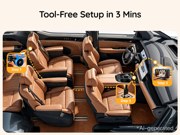 Baby Car Camera Backseat Monitor Car Seat Mirror