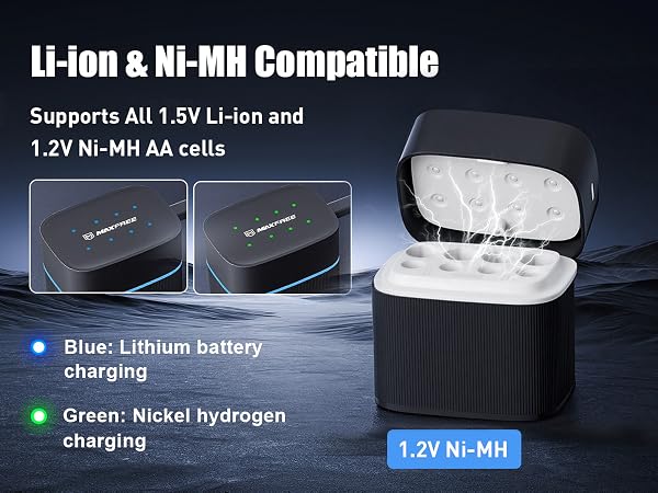 Li-ion & Ni-MH Compatible