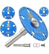 BRSCHNITT Mini Diamond Metal Circular Saw Blade 30/40/50MM - Metal and Stainless Steel Cutting Wh...