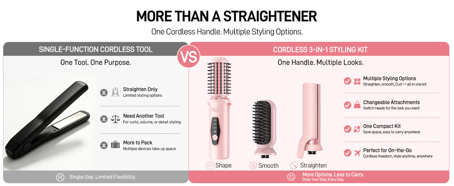 portable hair straightene