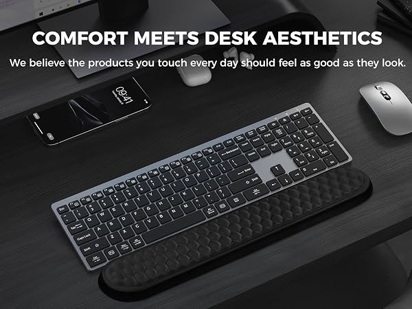 ergonomic keyboard pad