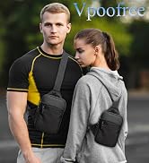 Sling Bag - Anti-theft Crossbody Shoulder Bag for Men and Women