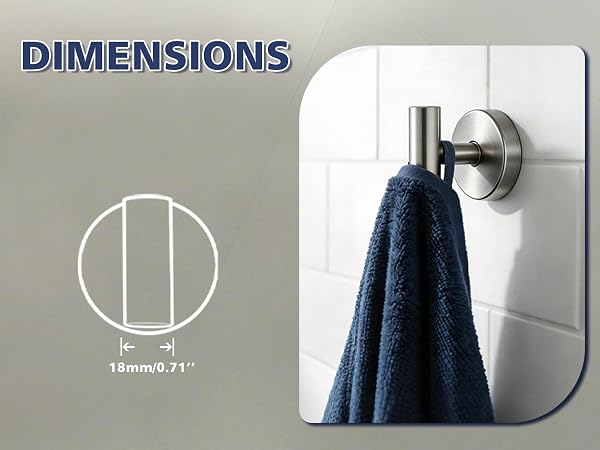waterproof wall hooks for hanging inside shower accessories robe holder nickel suction cup hooks