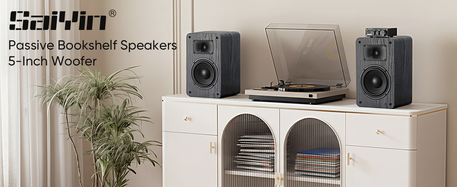 Passive Bookshelf Speakers