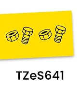 Brother Yellow Label Tape, Black on Yellow Extra Strength, 18mm (TZeS641)