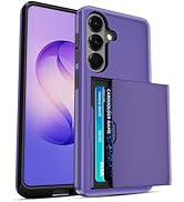 Jiunai for Samsung S26 Case Wallet Card Holder for Credit Access Card IDs License Slide Pocket Sh...