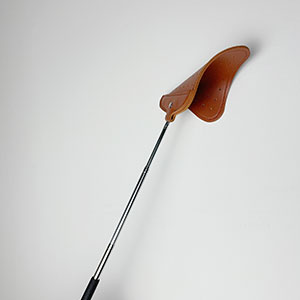 foxany telescopic leather fly swatters heavy duty manual flyswatter with extendable metal handle