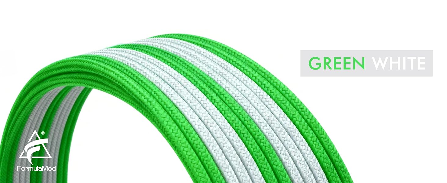 green white cable