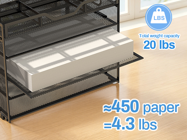High Weight Capacity and Durable Construction
