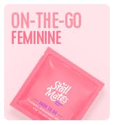 Stall Mates Feminine Fresh - Flushable Wipes, Individually Wrapped Cleansing Travel Friendly PH