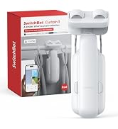 SwitchBot Automatic Curtain Opener - Bluetooth Remote Control Smart Curtain with App/Timer, Upgra...