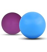 WOVTE 2 Pack Massage Lacrosse Balls for Sore Muscles, Shoulders, Neck, Back, Foot, Body, Deep Tis...
