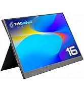 TekGroAml 16" 2.5K Portable Gaming Monitor 144Hz, 2560x1600 QHD 100% sRGB 400 Nits, Fast 9ms Resp...