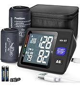 Blood Pressure Machine Upper Arm, 2 Size Cuffs M/L and XL, Medium/Large 9"-17" and Extra Large XL...