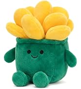 FunisFun Succulent Plant Plush - Happy Grow Pots Artificial Succulent Stuffed Animal, Positive Gi...