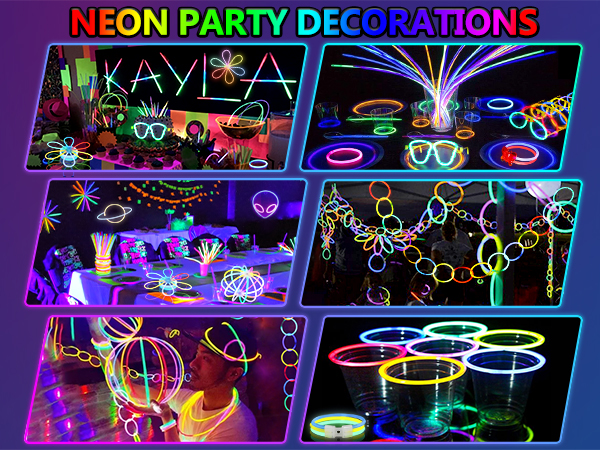 Glow Necklace Bracelets Glasses