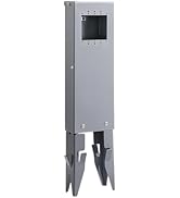 TAYMATIC All-Metal Outdoor 2-Gang Power Post Enclosure,26-Inch Metal Power Stake,NEMA 3R Weatherp...