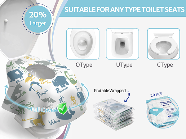 disposable toilet seat cover for kids
