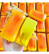 TIM CHESS 2-Pack Rice Cake Squishy - 5.5INCH Slow Rising Squishy Toys, Sticky Food Squishies, Sen...