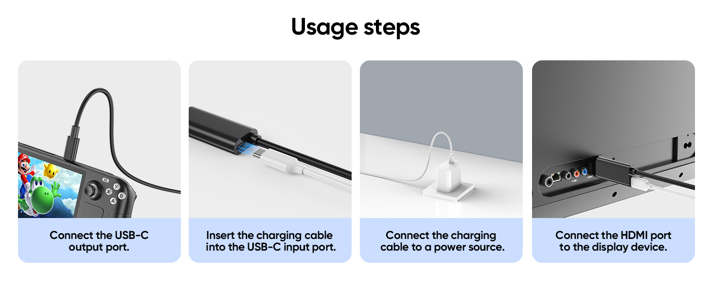 usb c to hdmi with charging port