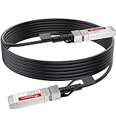 RamboCables DAC Twinax Cable, (1.64ft/0.5m) 10G SFP+ Passive DAC Cable for Cisco SFP-H10GB-CU0.5M...